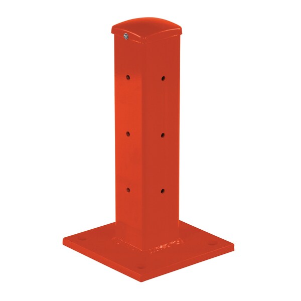 Rigid Tube Post 18 In Bolt-On Style Orange